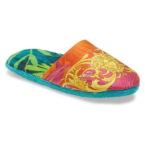 versace jungle satin slippers|Luxury, Designer and High.